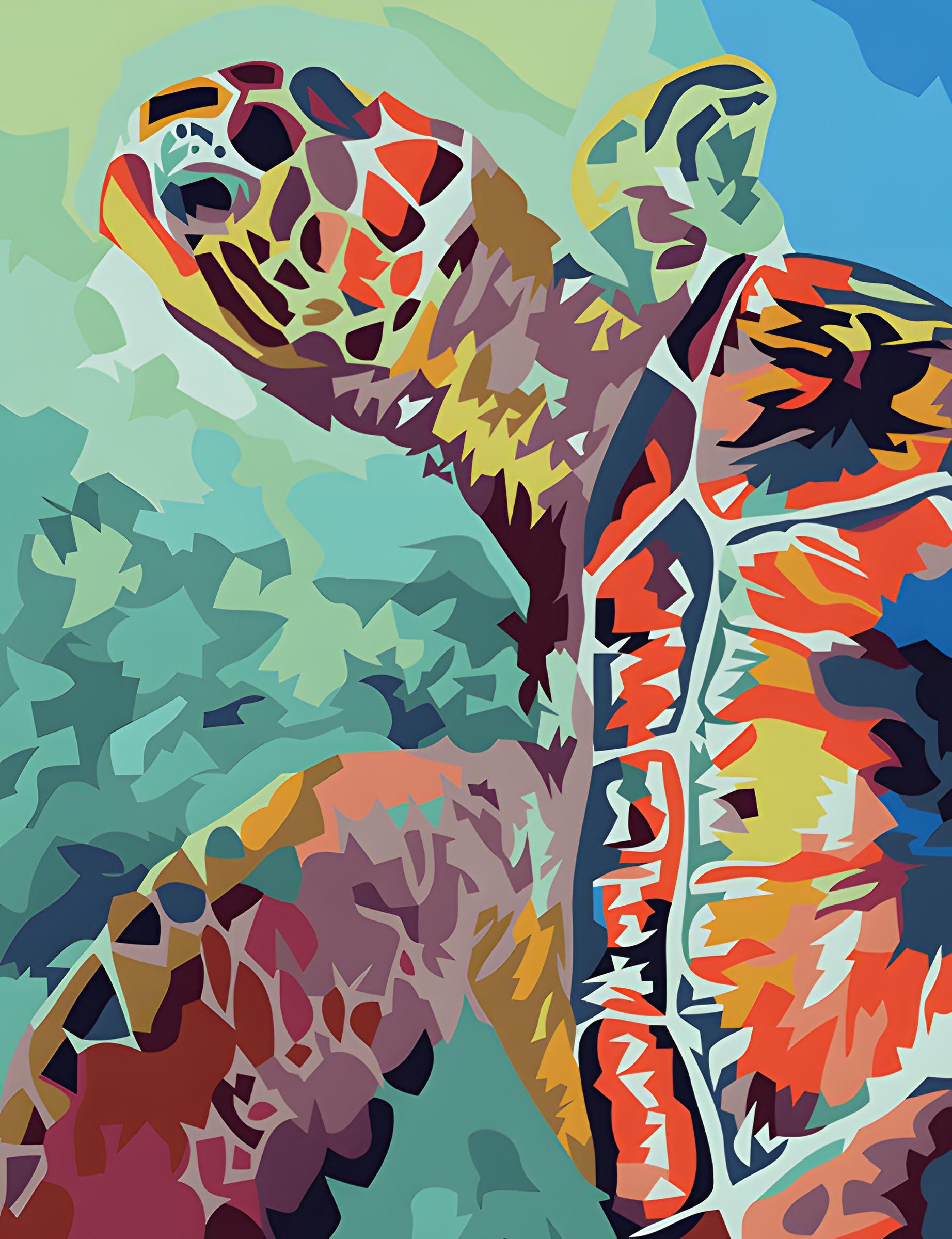 Turtles Painting By Number 2