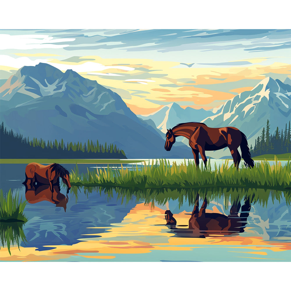 Horse Painting By Number 2