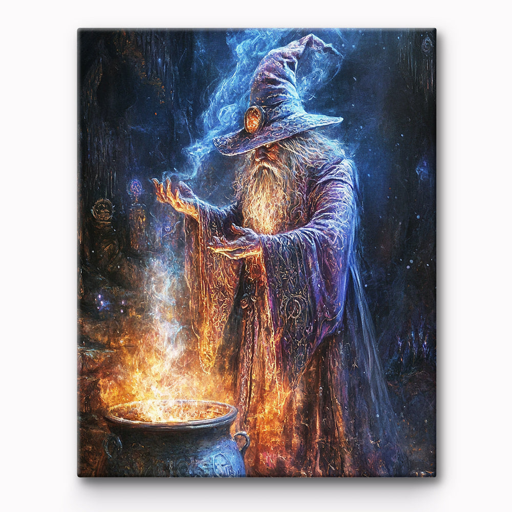 The Wizard With Medicine Painting By Number 1