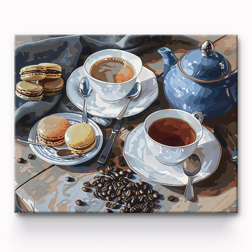 Enjoy Afternoon Tea Time Painting By Number 1