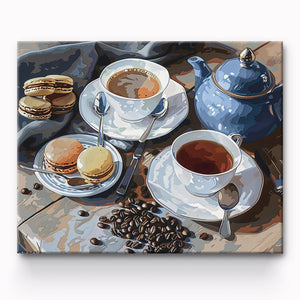 Enjoy Afternoon Tea Time Painting By Number 1