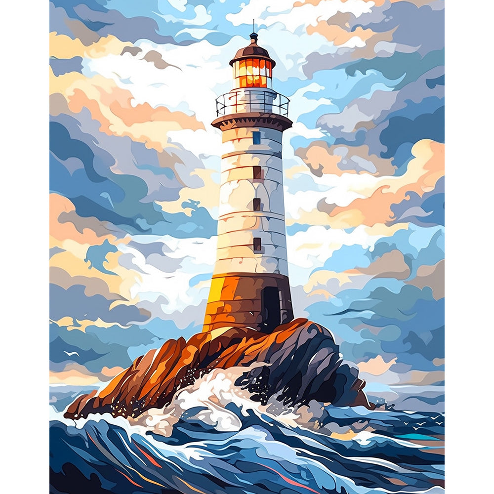 Lighthouses Painting By Number 2
