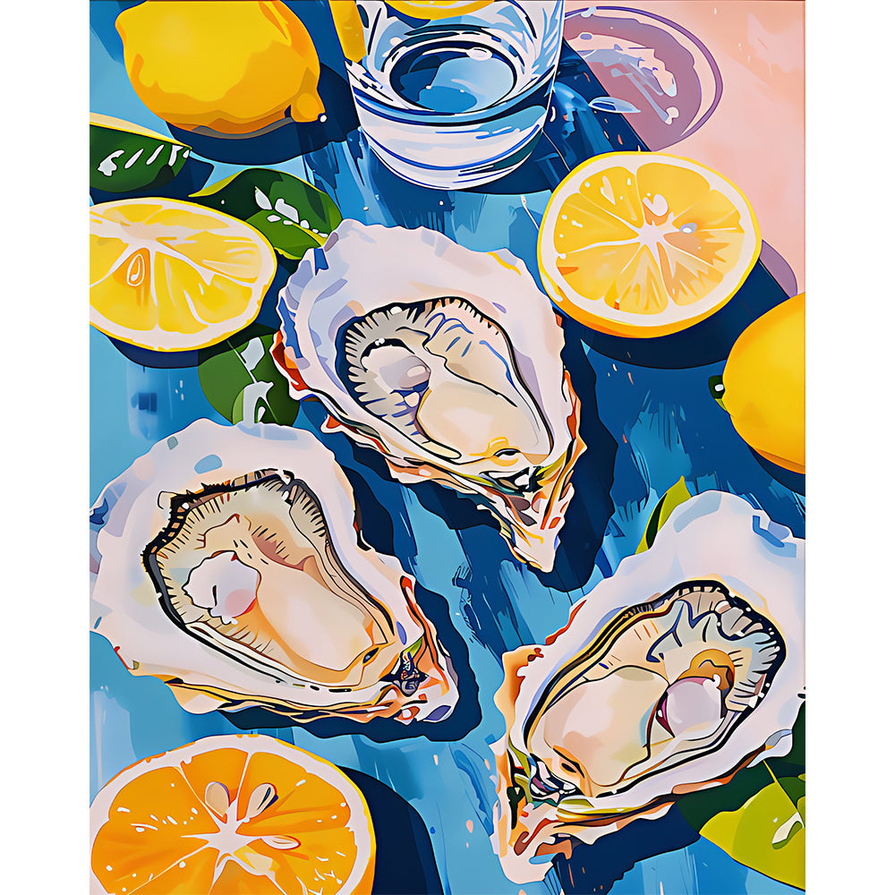 Oyster Lemon Painting By Number 2
