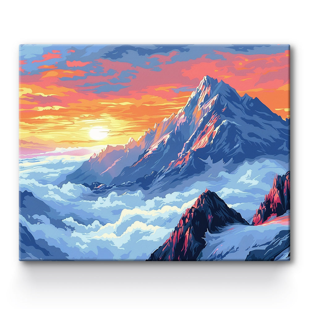 Mountain Painting By Number 1