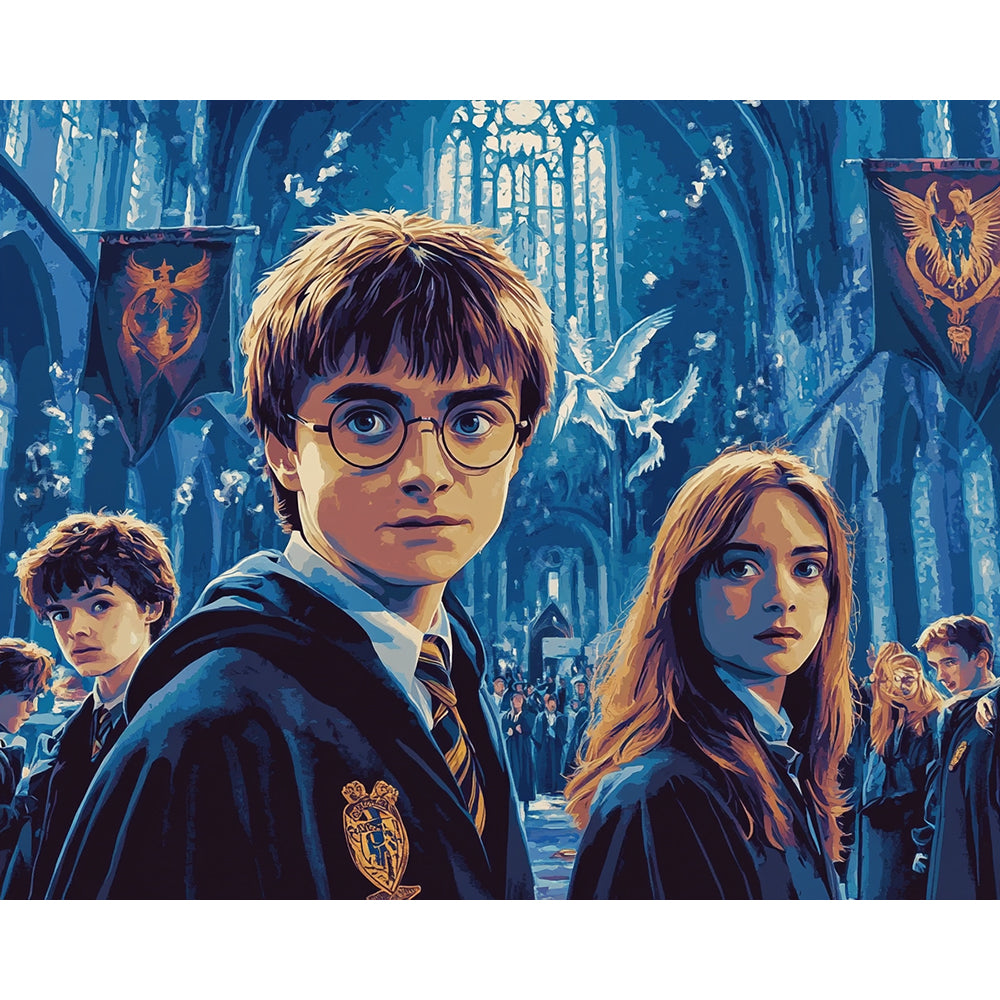 Harry Potter and His Friends Painting By Number 2
