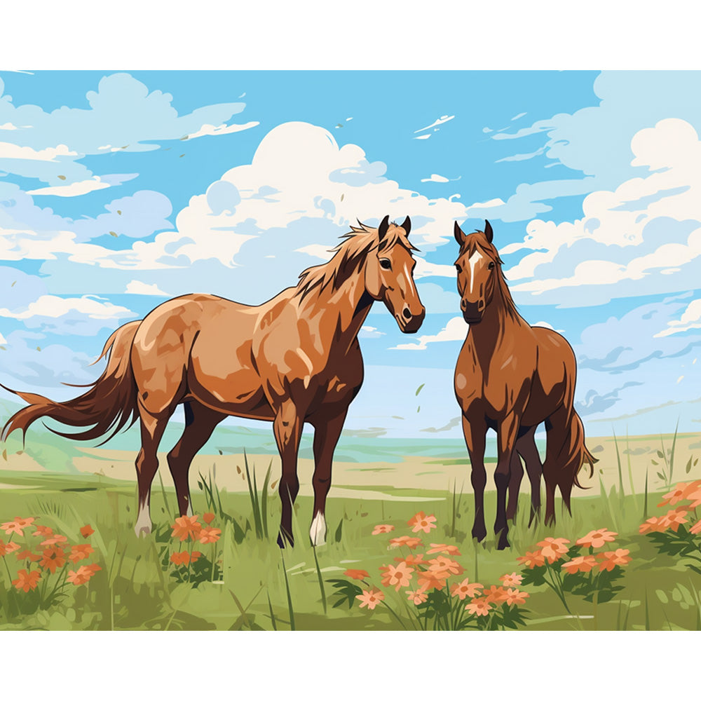 Horse Painting By Number 2