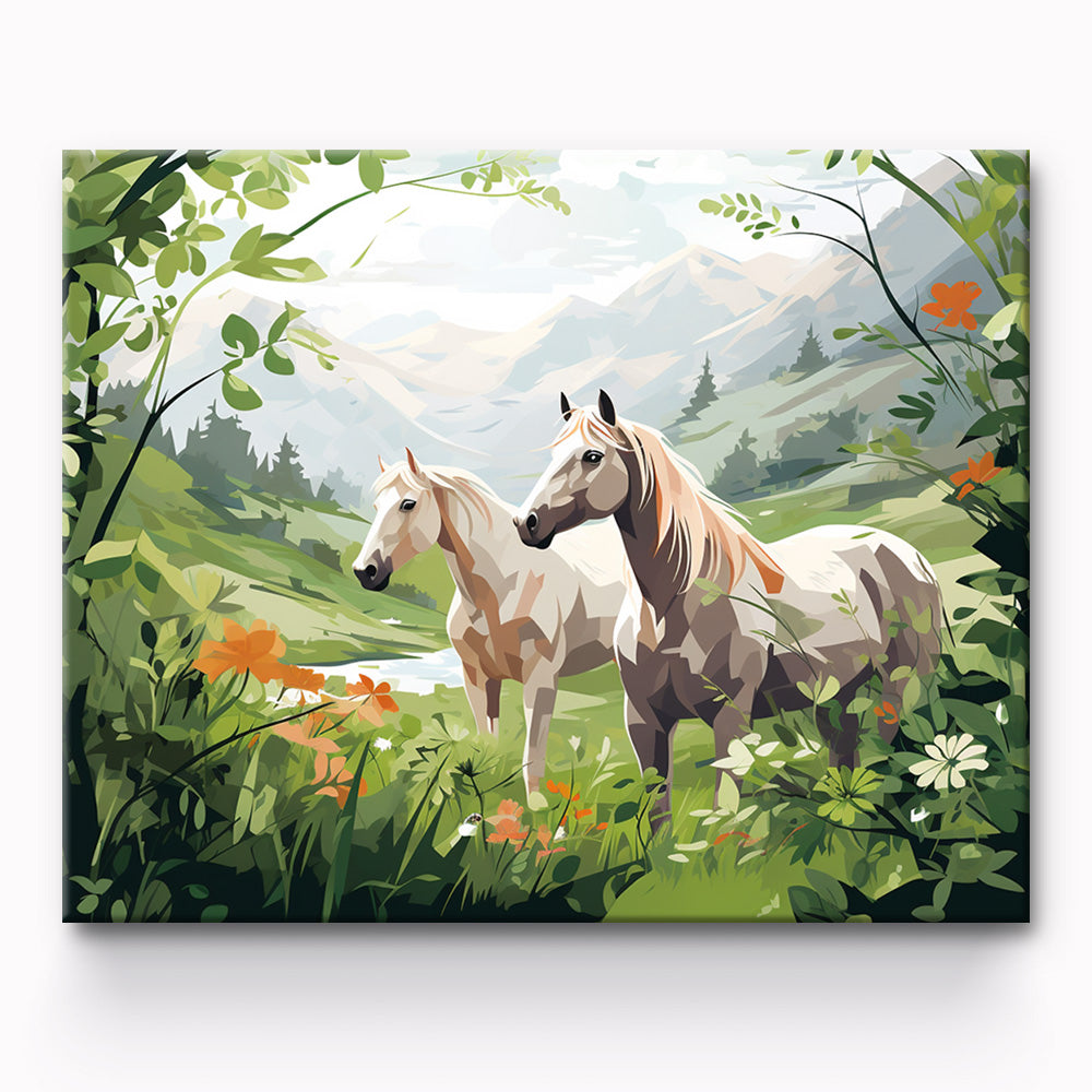 Horse Painting By Number 1