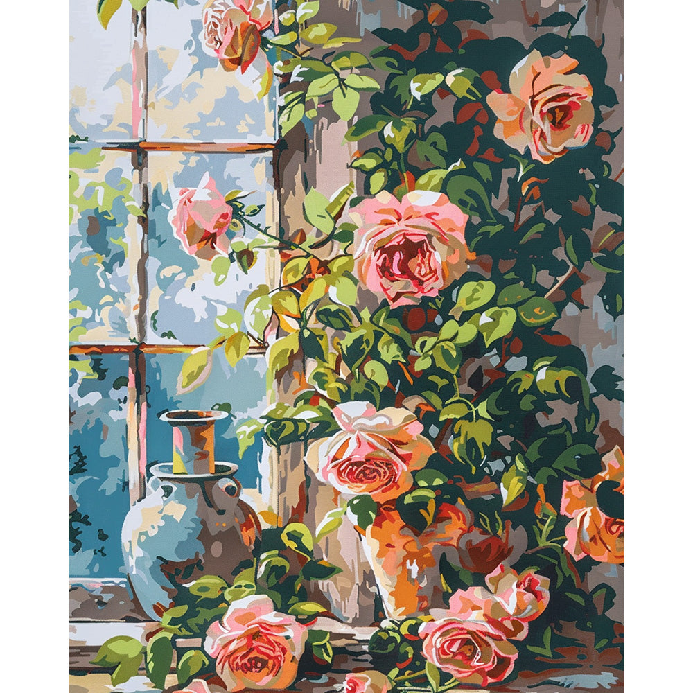Flower Painting By Number 2