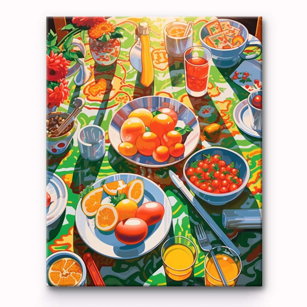 Food Painting By Number 1