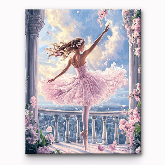 Ballet Girl Painting By Number 1