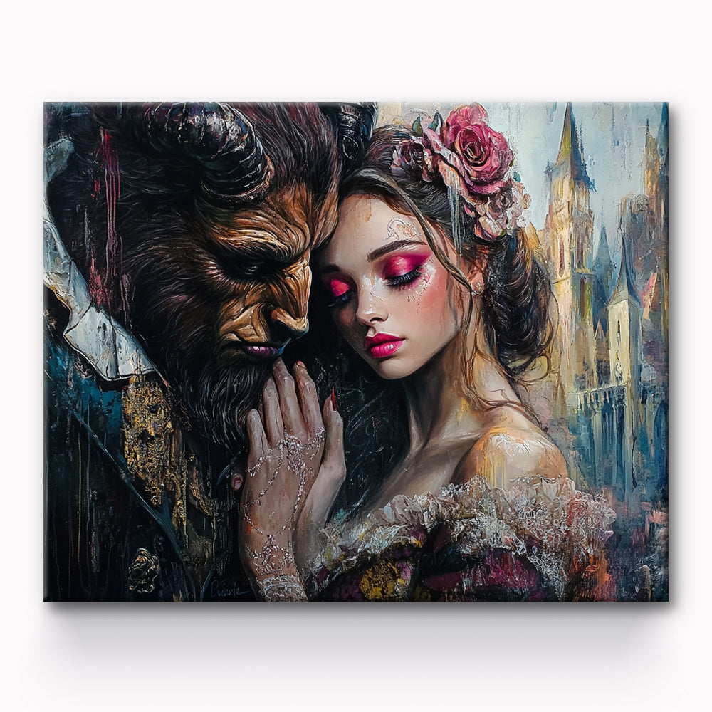 Beauty And The Beast Painting By Number 1