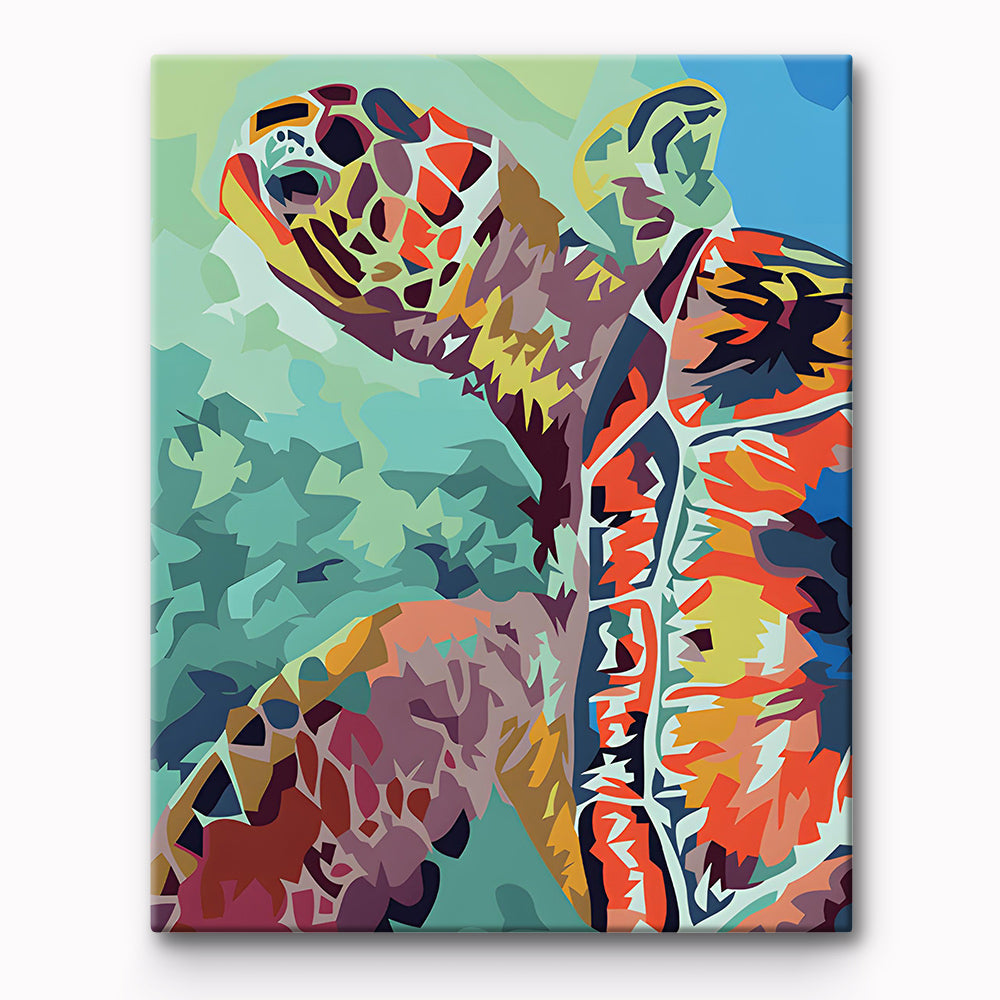 Turtles Painting By Number 1