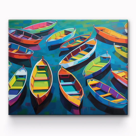 Boats Painting By Number 1