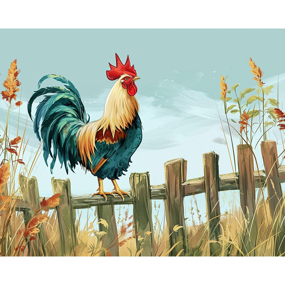 Chickens Painting By Number 2