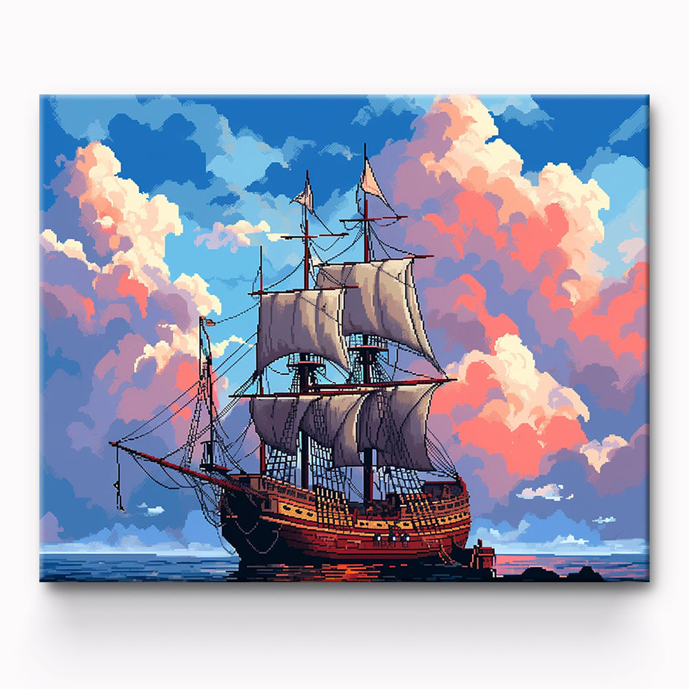 Sailboat Painting By Number 1