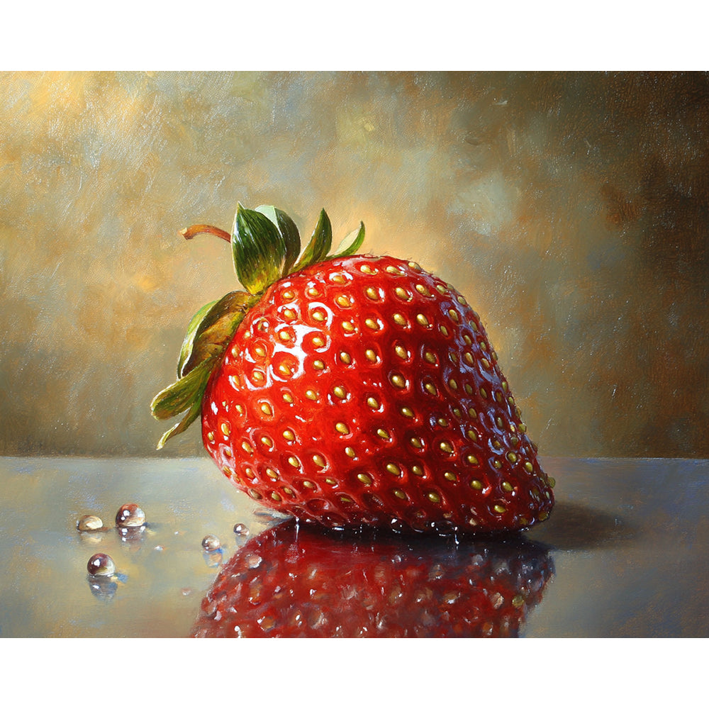 Strawberry Portray Painting By Number 2
