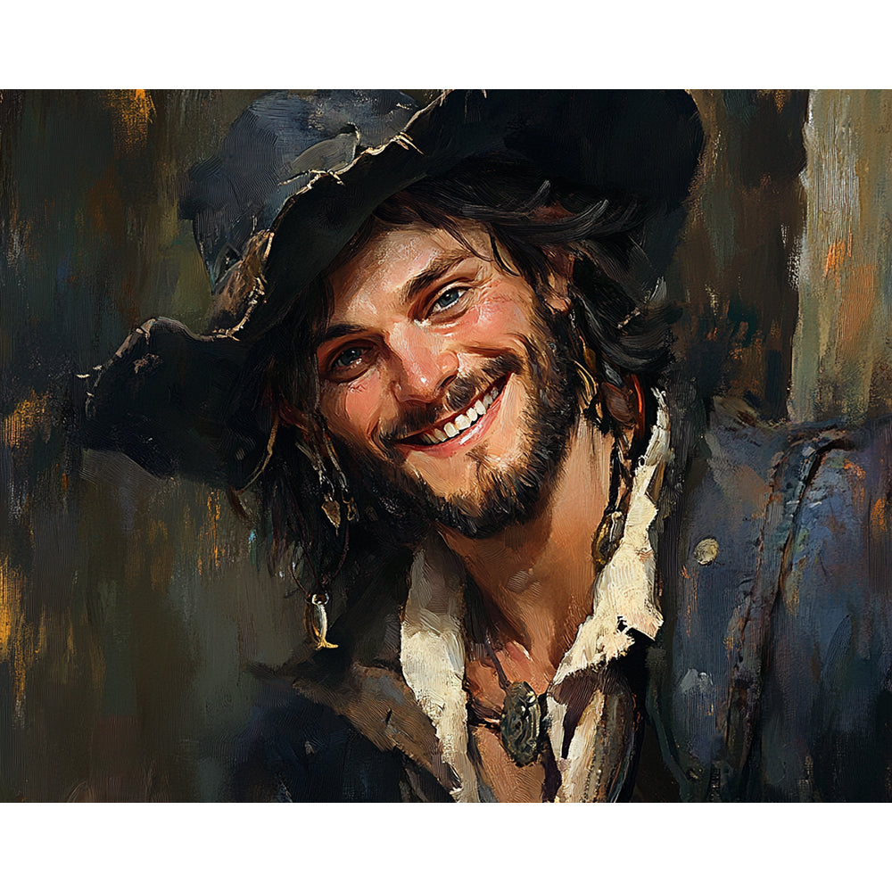 Pirate Captain Painting By Number 2